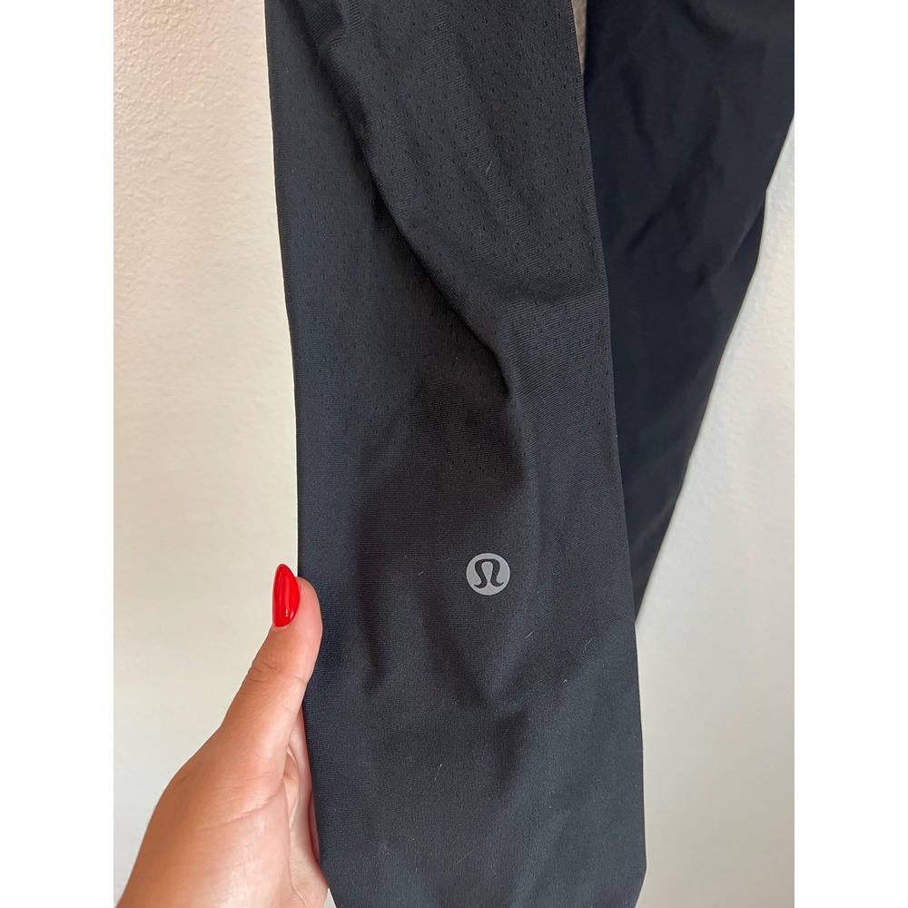 Lululemon Black High Rise Workout Leggings Athleisure‎ Activewear - Picture 5 of 6